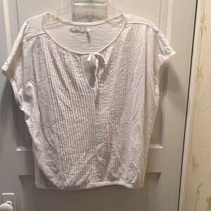 Prana Blouse with Tie Accent